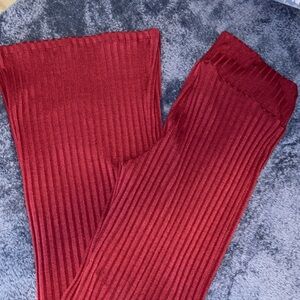 White Birch Burgundy Ribbed Garment